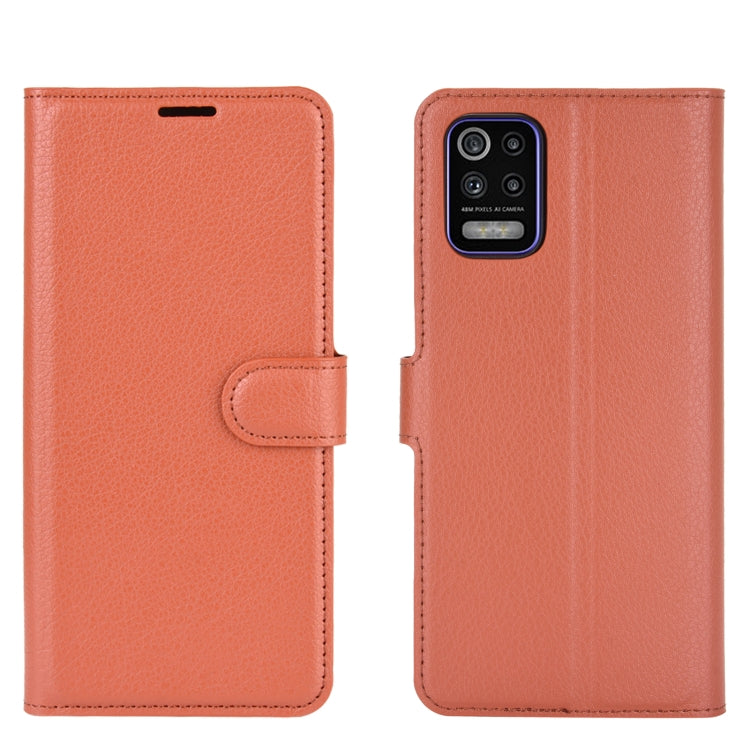 For LG K52 Litchi Texture Horizontal Flip Protective Case with Holder & Card Slots & Wallet