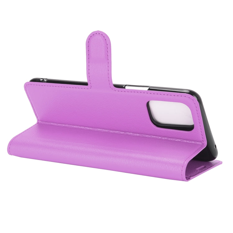 For LG K52 Litchi Texture Horizontal Flip Protective Case with Holder & Card Slots & Wallet