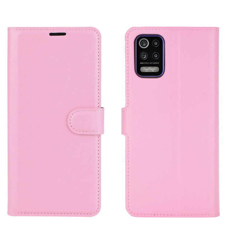 For LG K52 Litchi Texture Horizontal Flip Protective Case with Holder & Card Slots & Wallet
