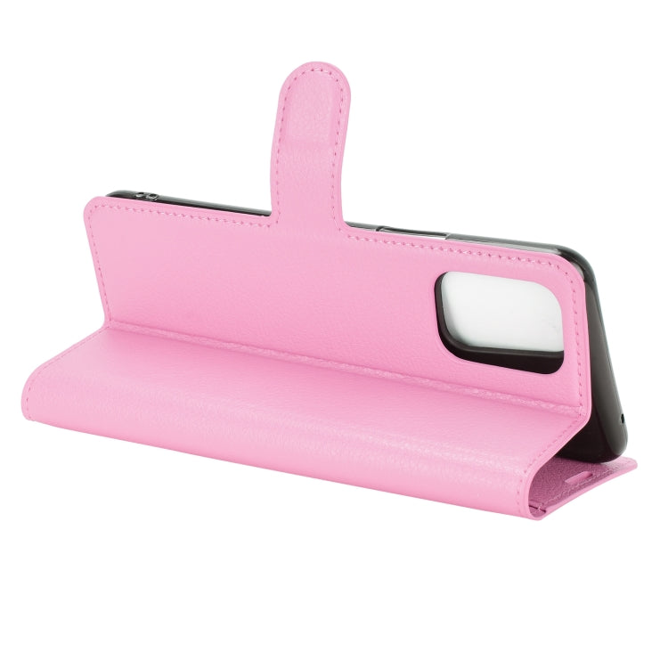 For LG K52 Litchi Texture Horizontal Flip Protective Case with Holder & Card Slots & Wallet