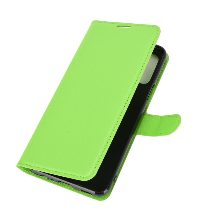For LG K52 Litchi Texture Horizontal Flip Protective Case with Holder & Card Slots & Wallet