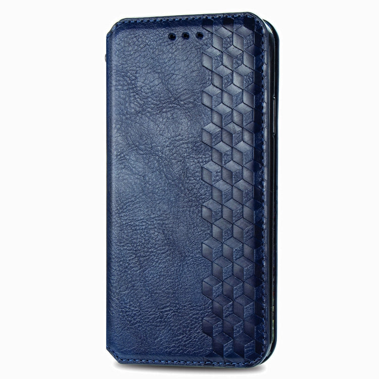 For Xiaomi Mi 10T Lite 5G Cubic Grid Pressed Horizontal Flip Magnetic PU Leather Case with Holder & Card Slots & Wallet