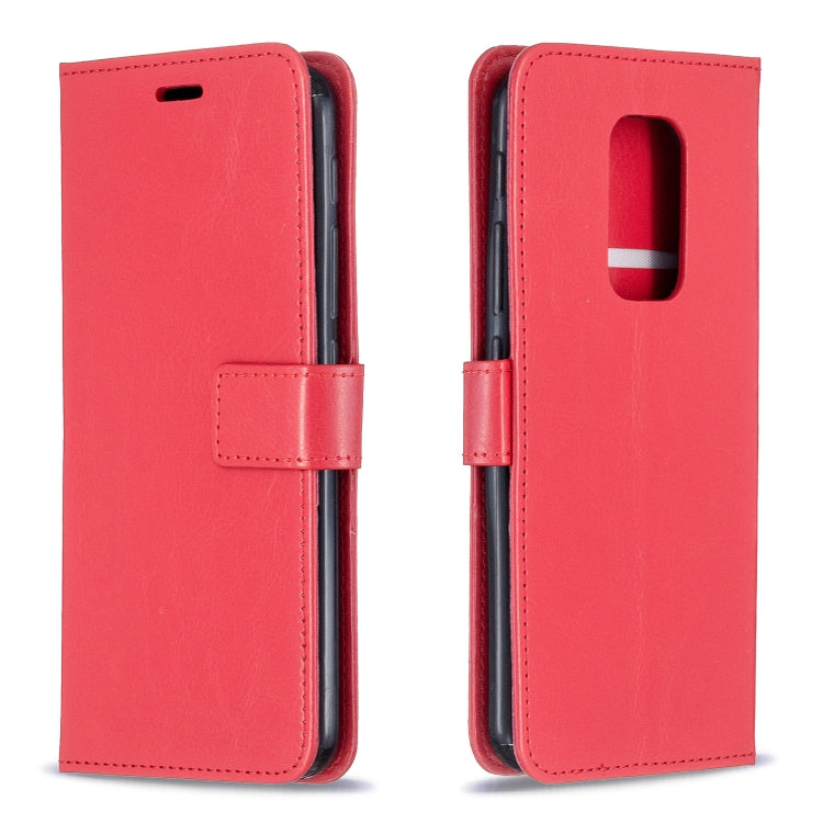 For Motorola MOTO G9 Play Crazy Horse Texture Horizontal Flip Leather Case with Holder & Card Slots & Wallet & Photo Frame