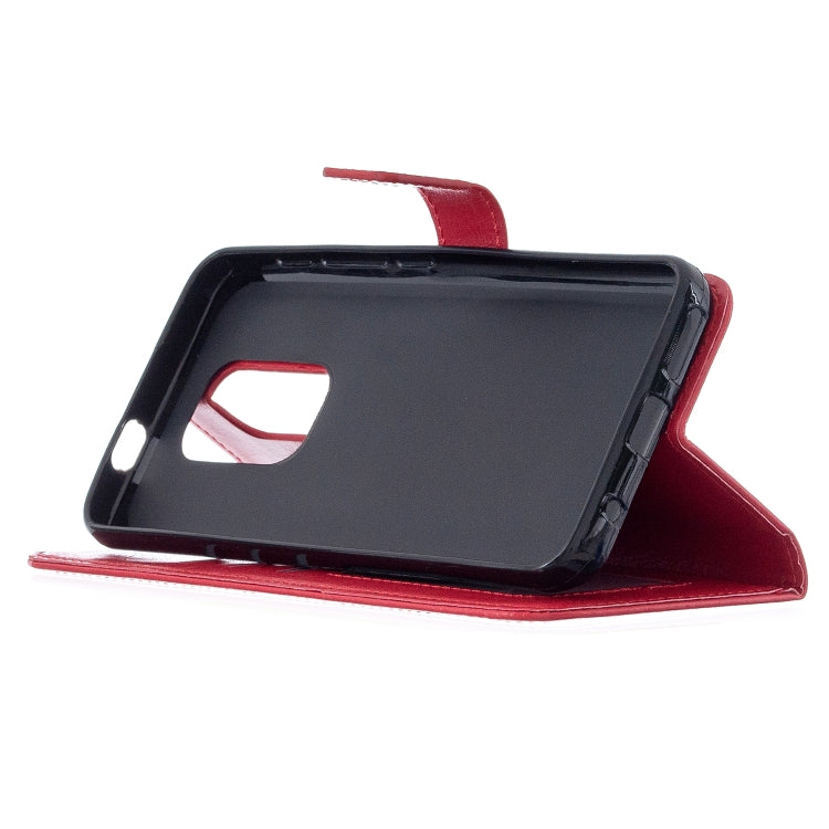 For Motorola MOTO G9 Play Crazy Horse Texture Horizontal Flip Leather Case with Holder & Card Slots & Wallet & Photo Frame