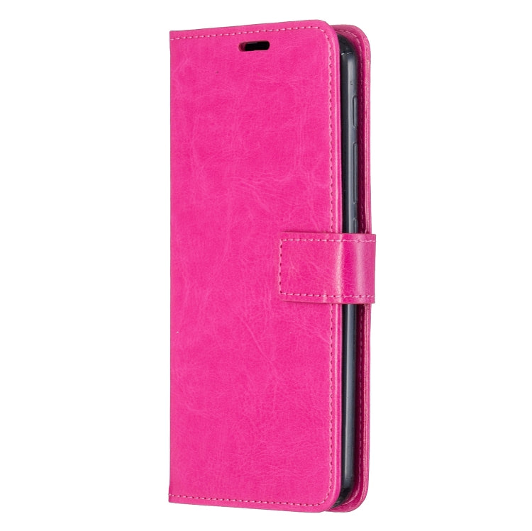 For Motorola MOTO G9 Play Crazy Horse Texture Horizontal Flip Leather Case with Holder & Card Slots & Wallet & Photo Frame