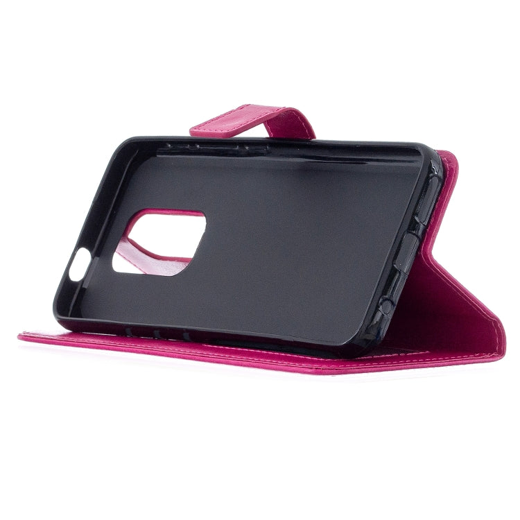 For Motorola MOTO G9 Play Crazy Horse Texture Horizontal Flip Leather Case with Holder & Card Slots & Wallet & Photo Frame