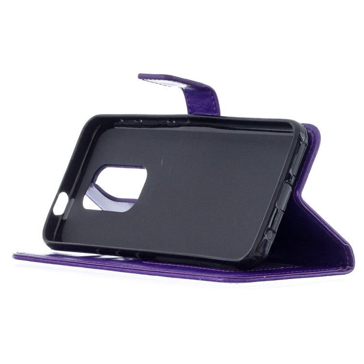 For Motorola MOTO G9 Play Crazy Horse Texture Horizontal Flip Leather Case with Holder & Card Slots & Wallet & Photo Frame