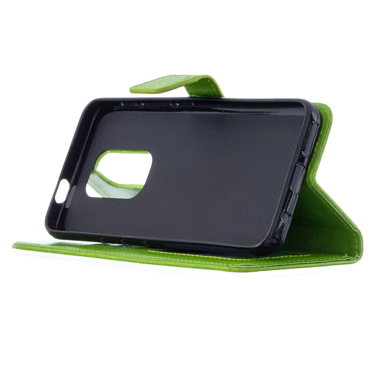 For Motorola MOTO G9 Play Crazy Horse Texture Horizontal Flip Leather Case with Holder & Card Slots & Wallet & Photo Frame