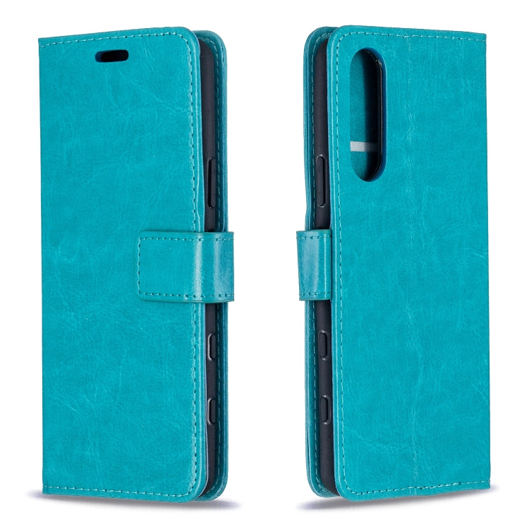 For Sony Xperia 5 II Crazy Horse Texture Horizontal Flip Leather Case with Holder & Card Slots & Wallet & Photo Frame