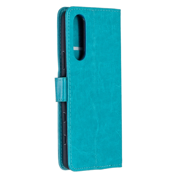 For Sony Xperia 5 II Crazy Horse Texture Horizontal Flip Leather Case with Holder & Card Slots & Wallet & Photo Frame