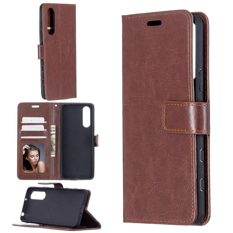 For Sony Xperia 5 II Crazy Horse Texture Horizontal Flip Leather Case with Holder & Card Slots & Wallet & Photo Frame