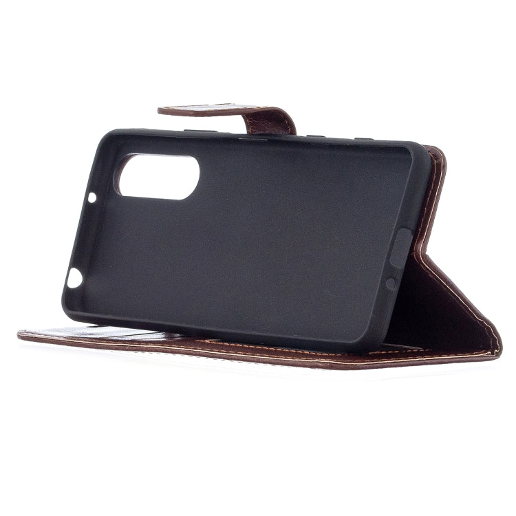 For Sony Xperia 5 II Crazy Horse Texture Horizontal Flip Leather Case with Holder & Card Slots & Wallet & Photo Frame