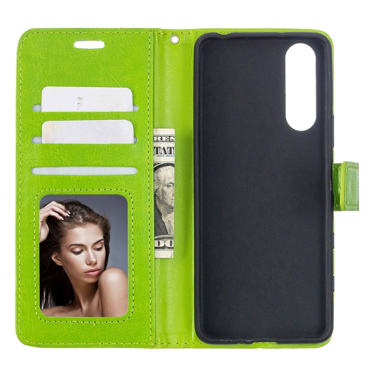 For Sony Xperia 5 II Crazy Horse Texture Horizontal Flip Leather Case with Holder & Card Slots & Wallet & Photo Frame