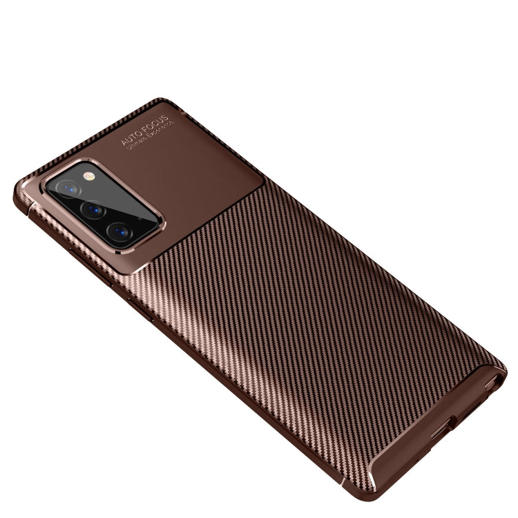 For Samsung Galaxy S21+ 5G Carbon Fiber Texture Shockproof TPU Case