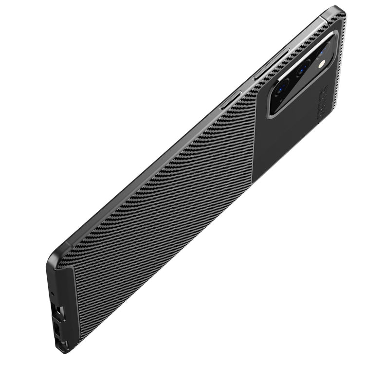 For Samsung Galaxy S21+ 5G Carbon Fiber Texture Shockproof TPU Case