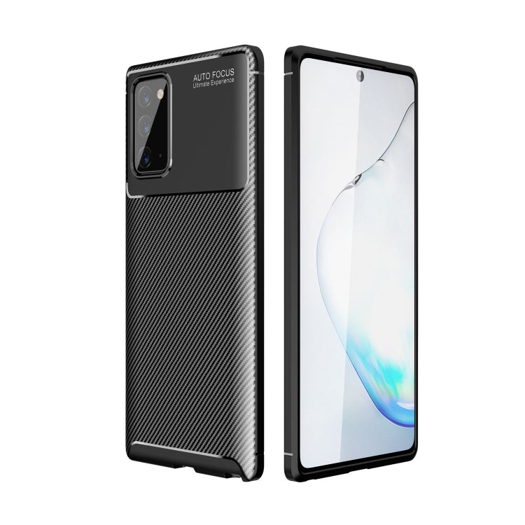 For Samsung Galaxy S21 5G Carbon Fiber Texture Shockproof TPU Case