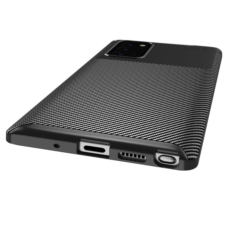 For Samsung Galaxy S21 5G Carbon Fiber Texture Shockproof TPU Case