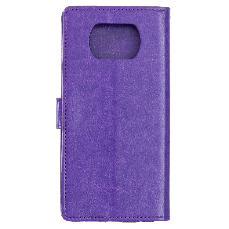 For Xiaomi Poco X3 NFC Crazy Horse Texture Horizontal Flip Leather Case with Holder & Card Slots & Wallet & Photo Frame