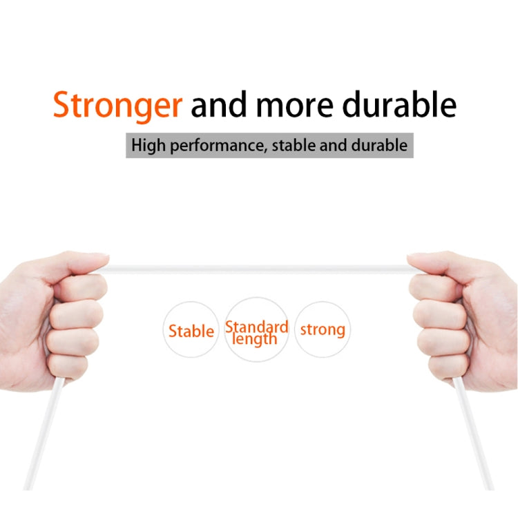 XJ-012 3A USB Male to Micro USB Male Fast Charging Data Cable, Length: 2m