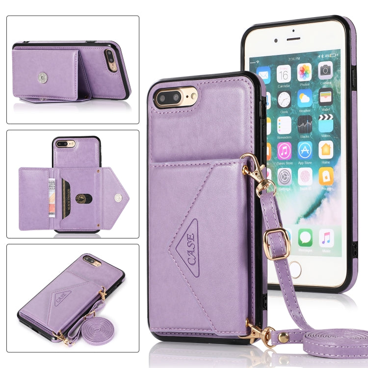 Multi-functional Cross-body Card Bag TPU+PU Back Cover Case with Holder & Card Slot & Wallet For iPhone 6 / 6s