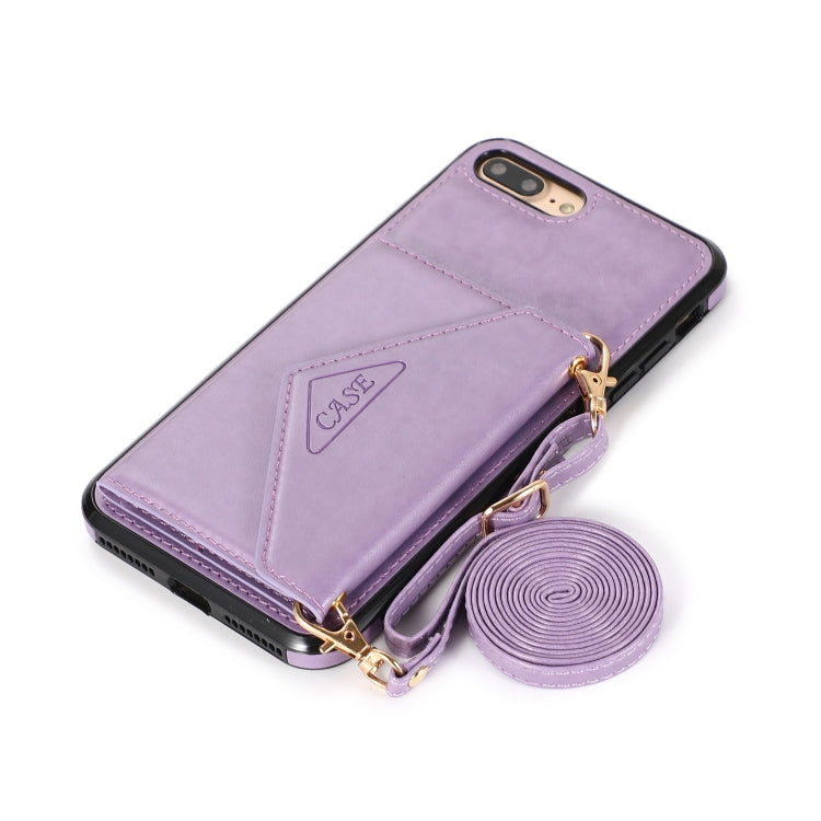 Multi-functional Cross-body Card Bag TPU+PU Back Cover Case with Holder & Card Slot & Wallet For iPhone 6 / 6s
