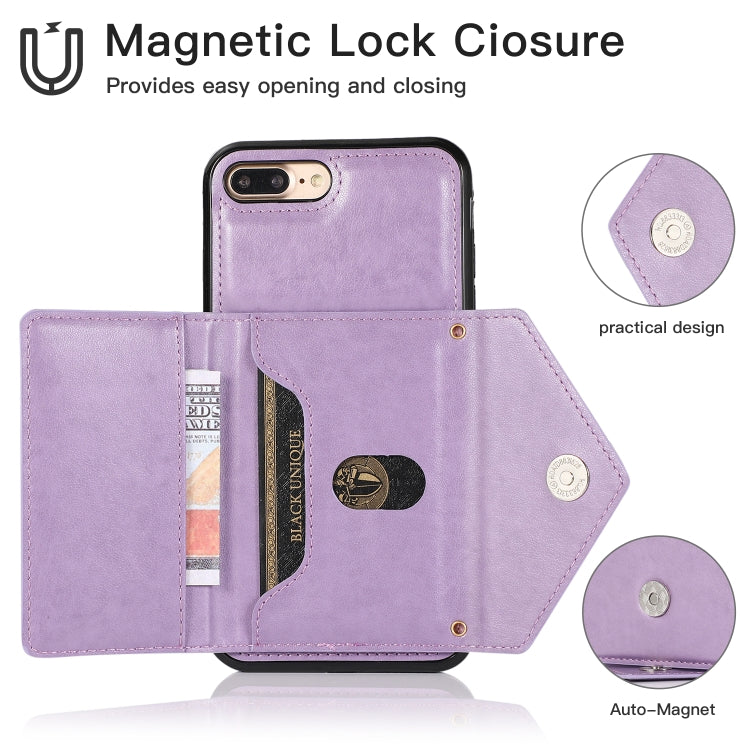 Multi-functional Cross-body Card Bag TPU+PU Back Cover Case with Holder & Card Slot & Wallet For iPhone 6 / 6s