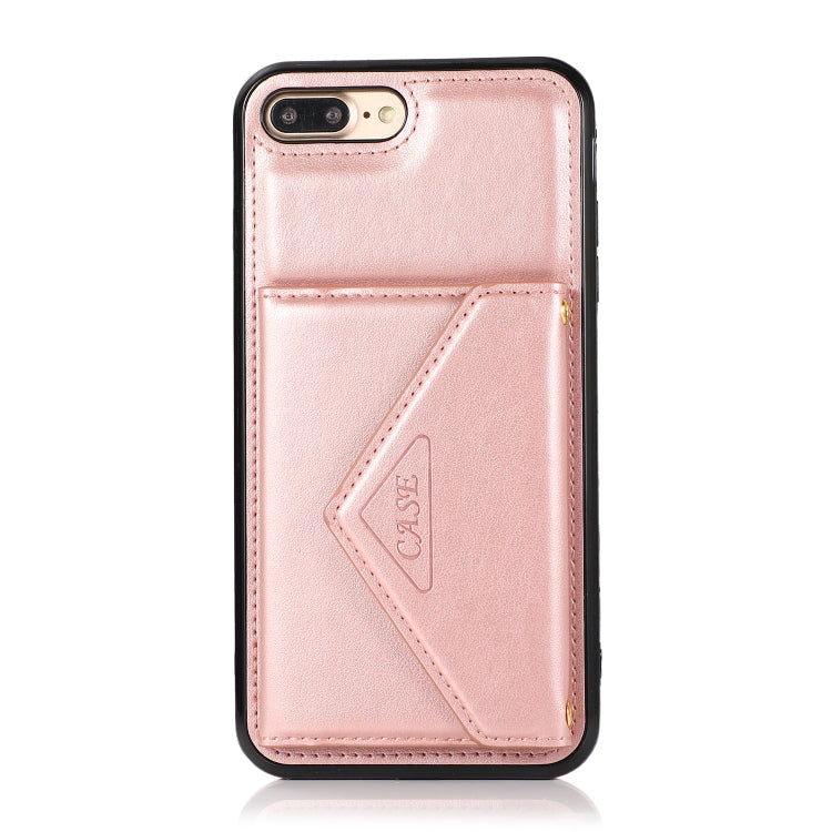 Multi-functional Cross-body Card Bag TPU+PU Back Cover Case with Holder & Card Slot & Wallet For iPhone 6 / 6s