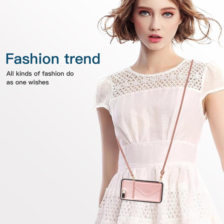 Multi-functional Cross-body Card Bag TPU+PU Back Cover Case with Holder & Card Slot & Wallet For iPhone 6 / 6s