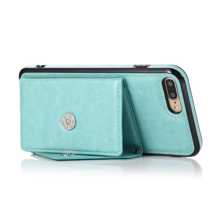 Multi-functional Cross-body Card Bag TPU+PU Back Cover Case with Holder & Card Slot & Wallet For iPhone 6 / 6s