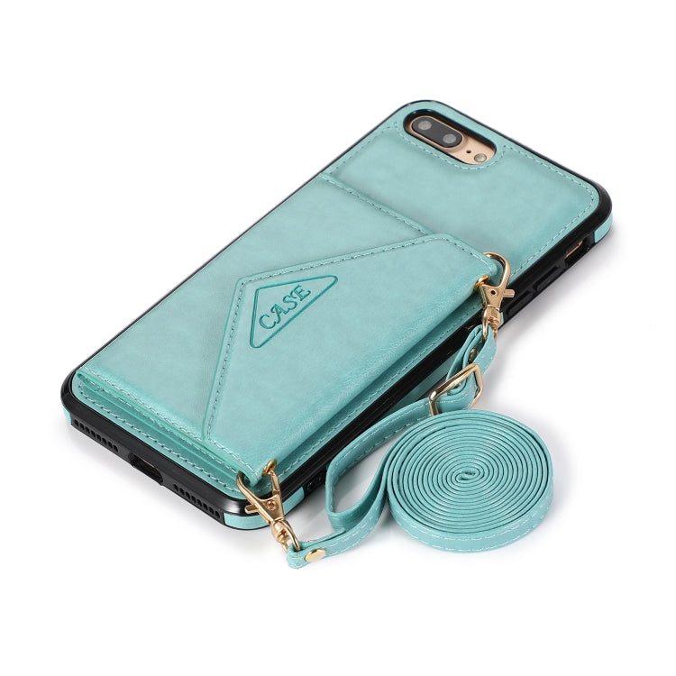 For iPhone SE 2022 / SE 2020 / 8 / 7 Multi-functional Cross-body Card Bag TPU+PU Back Cover Case with Holder & Card Slot & Wallet