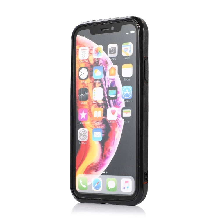 For iPhone X / XS Multi-functional Cross-body Card Bag TPU+PU Back Cover Case with Holder & Card Slot & Wallet