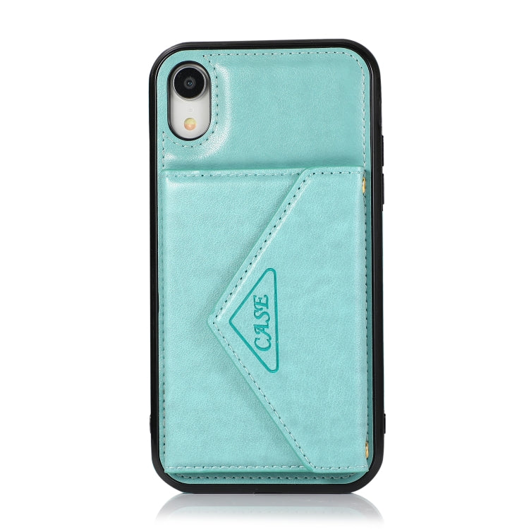 For iPhone X / XS Multi-functional Cross-body Card Bag TPU+PU Back Cover Case with Holder & Card Slot & Wallet