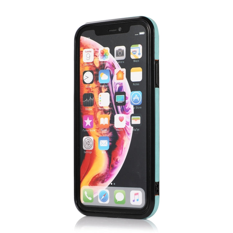 For iPhone X / XS Multi-functional Cross-body Card Bag TPU+PU Back Cover Case with Holder & Card Slot & Wallet