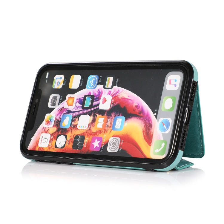 For iPhone X / XS Multi-functional Cross-body Card Bag TPU+PU Back Cover Case with Holder & Card Slot & Wallet