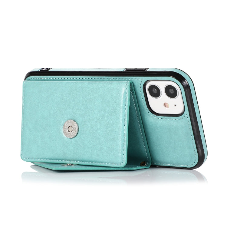 For iPhone 11 Multi-functional Cross-body Card Bag TPU+PU Back Cover Case with Holder & Card Slot & Wallet