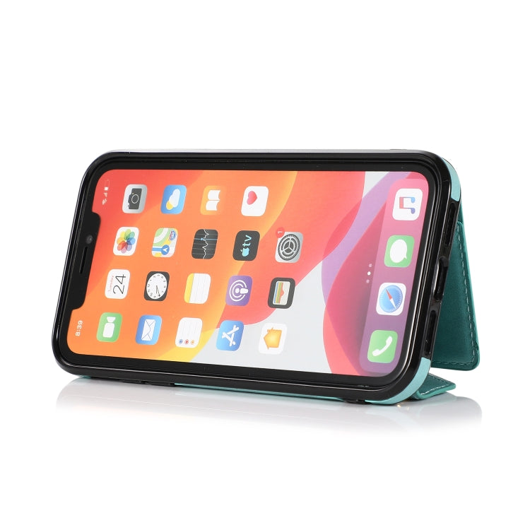 For iPhone 11 Multi-functional Cross-body Card Bag TPU+PU Back Cover Case with Holder & Card Slot & Wallet