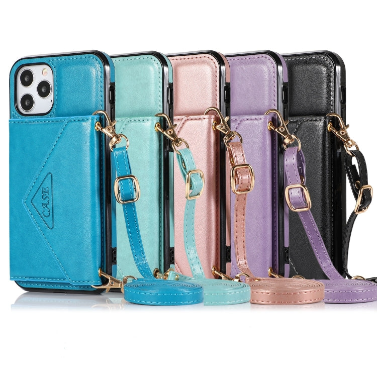 For iPhone 11 Multi-functional Cross-body Card Bag TPU+PU Back Cover Case with Holder & Card Slot & Wallet