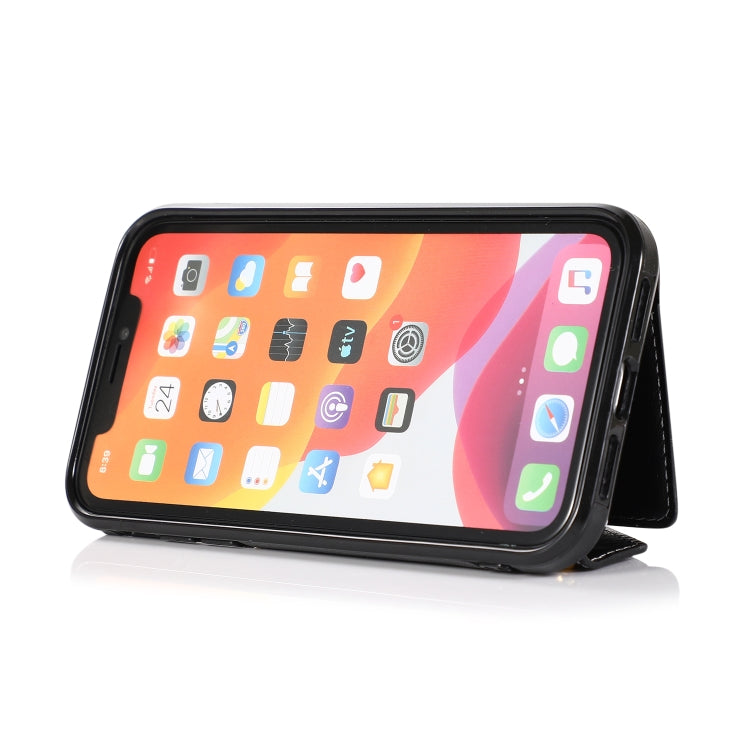 For iPhone 11 Pro Multi-functional Cross-body Card Bag TPU+PU Back Cover Case with Holder & Card Slot & Wallet