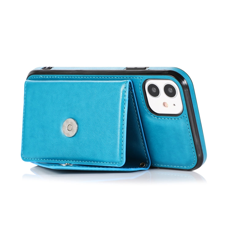 For iPhone 11 Pro Multi-functional Cross-body Card Bag TPU+PU Back Cover Case with Holder & Card Slot & Wallet