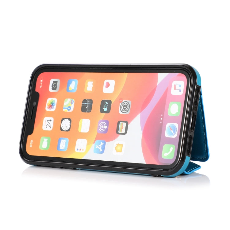 For iPhone 11 Pro Multi-functional Cross-body Card Bag TPU+PU Back Cover Case with Holder & Card Slot & Wallet