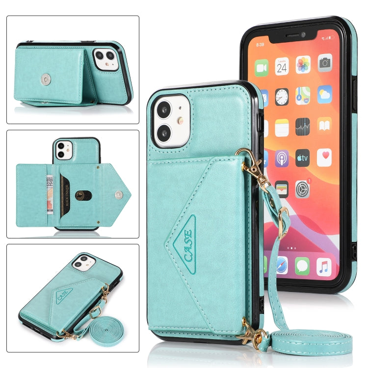 For iPhone 11 Pro Multi-functional Cross-body Card Bag TPU+PU Back Cover Case with Holder & Card Slot & Wallet