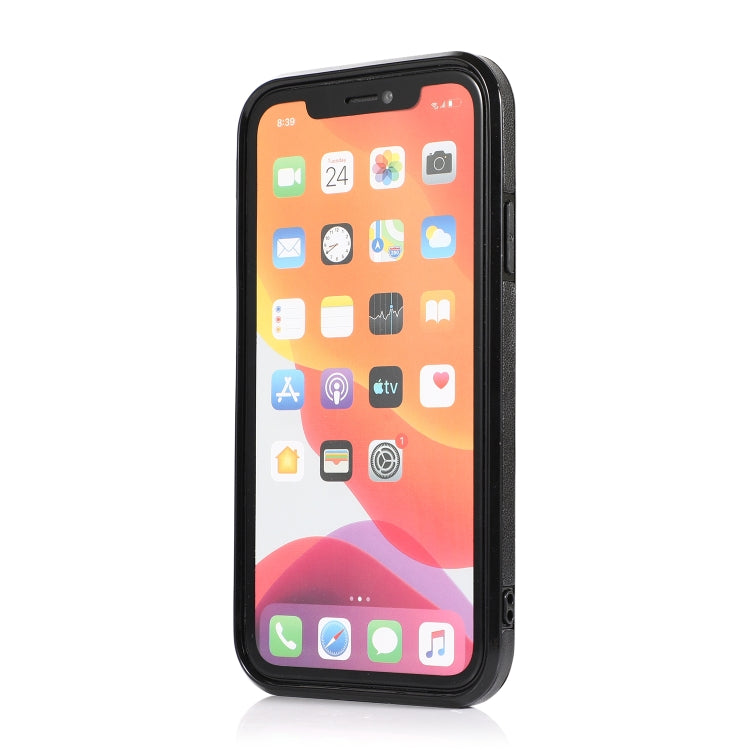 For iPhone 11 Pro Max Multi-functional Cross-body Card Bag TPU+PU Back Cover Case with Holder & Card Slot & Wallet