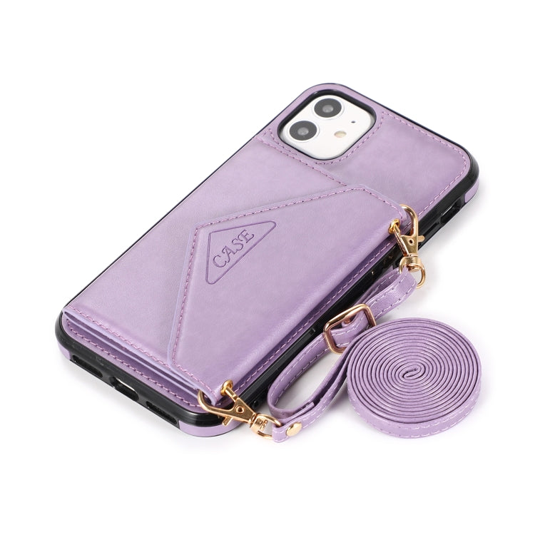 For iPhone 11 Pro Max Multi-functional Cross-body Card Bag TPU+PU Back Cover Case with Holder & Card Slot & Wallet