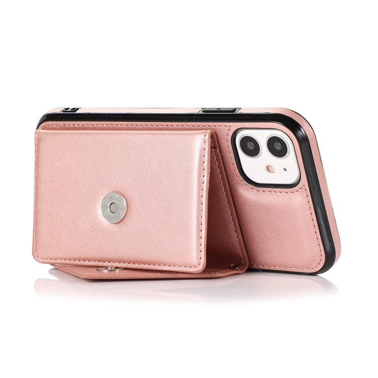 For iPhone 11 Pro Max Multi-functional Cross-body Card Bag TPU+PU Back Cover Case with Holder & Card Slot & Wallet
