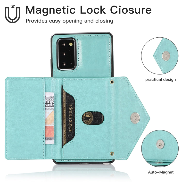 For Samsung Galaxy Note20 Ultra Multi-functional Cross-body Card Bag TPU+PU Back Cover Case with Holder & Card Slot & Wallet