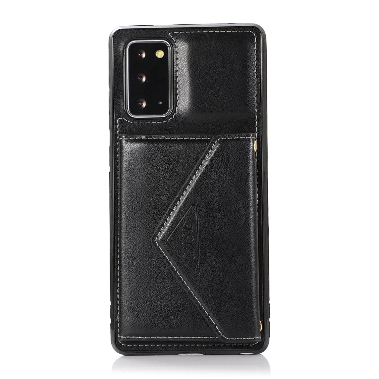 For Samsung Galaxy Note20 Multi-functional Cross-body Card Bag TPU+PU Back Cover Case with Holder & Card Slot & Wallet