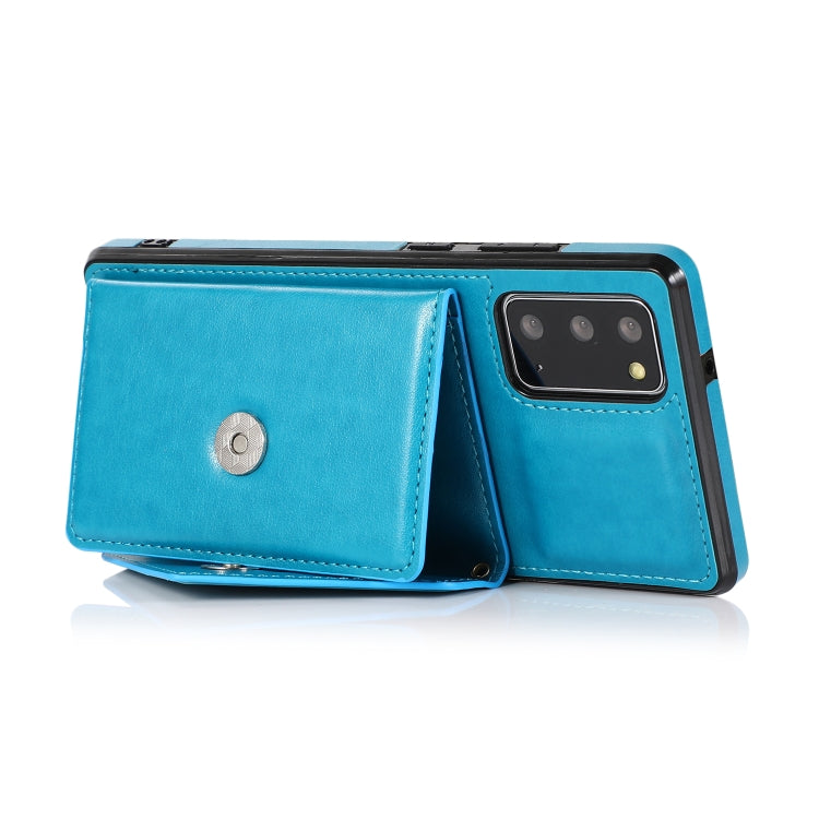 For Samsung Galaxy Note20 Multi-functional Cross-body Card Bag TPU+PU Back Cover Case with Holder & Card Slot & Wallet