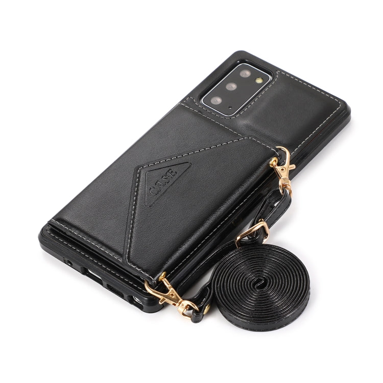 For Samsung Galaxy S20 Multi-functional Cross-body Card Bag TPU+PU Back Cover Case with Holder & Card Slot & Wallet