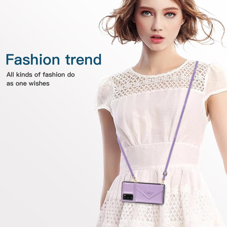 For Samsung Galaxy S20 Multi-functional Cross-body Card Bag TPU+PU Back Cover Case with Holder & Card Slot & Wallet