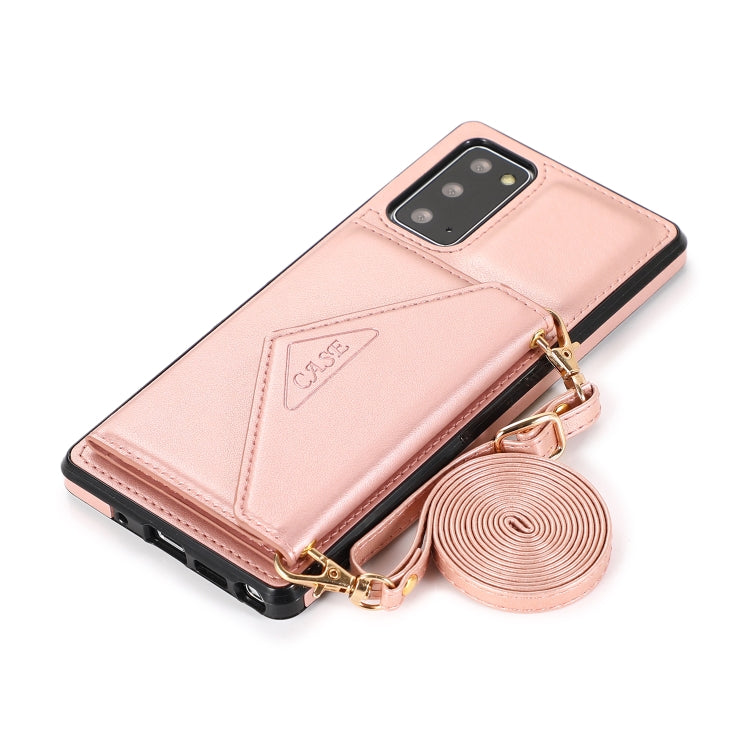 For Samsung Galaxy S20 Multi-functional Cross-body Card Bag TPU+PU Back Cover Case with Holder & Card Slot & Wallet